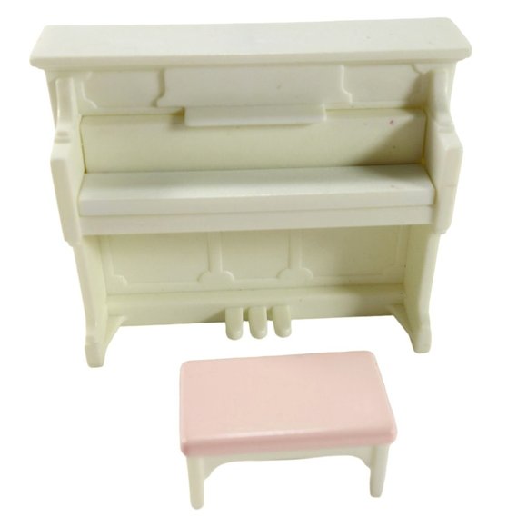 Calico Critters Red Roof Country Home Dollhouse Piano and Bench Replacement Part - Picture 2 of 7